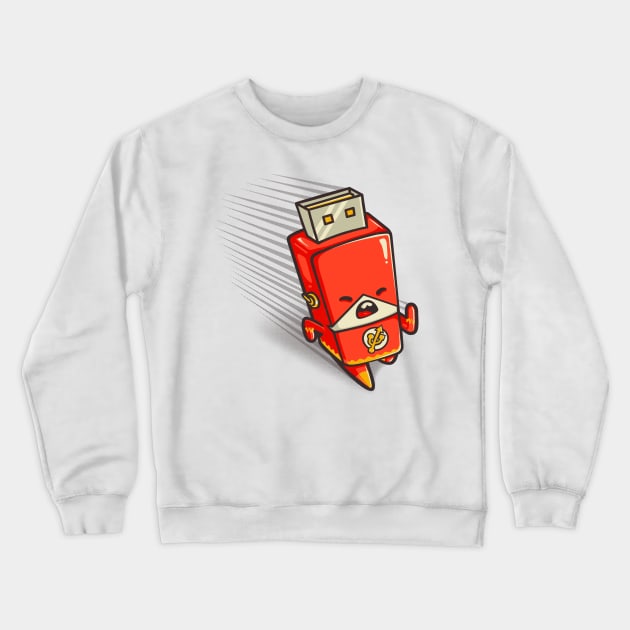 flash Crewneck Sweatshirt by Walmazan